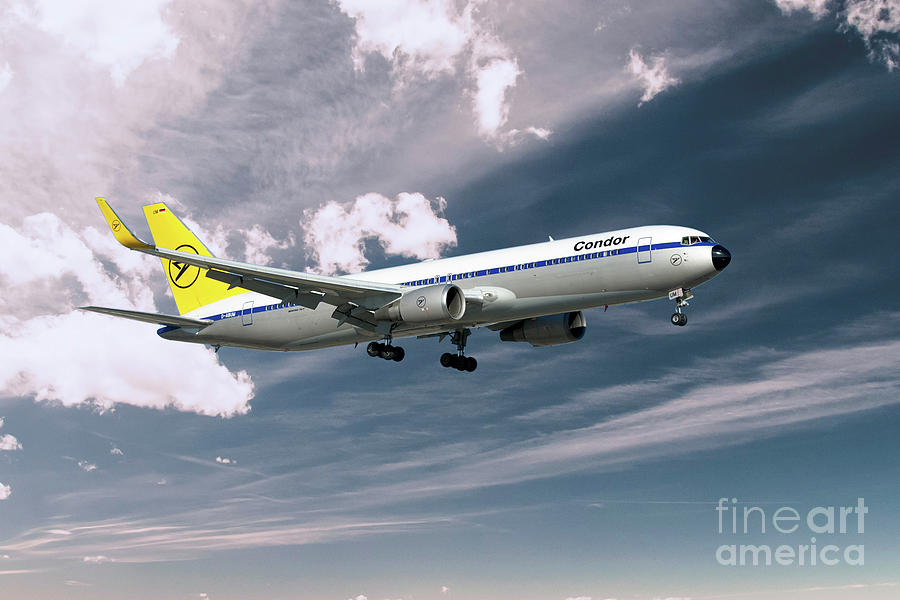 Condor Boeing 767-300  Digital Art by Airpower Art
