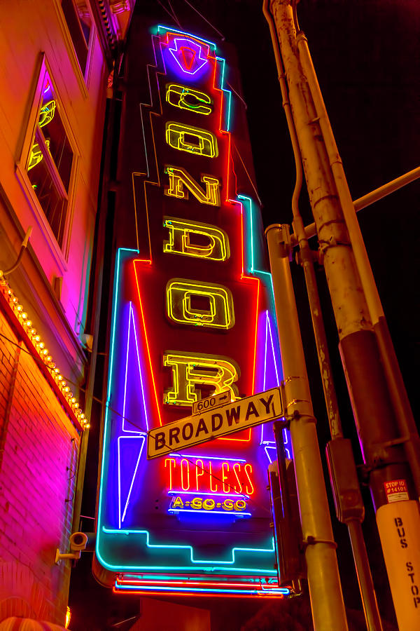 Condor Neon On Broadway Photograph by Garry Gay