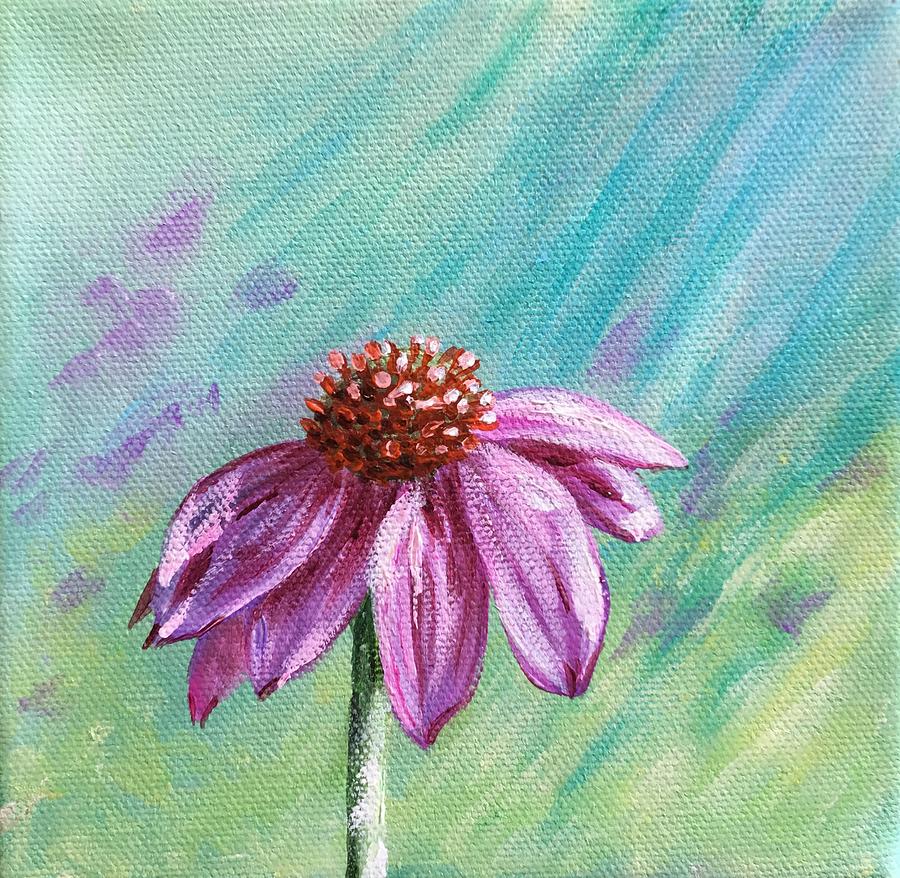 ConeFlower Painting by Sheila Tysdal