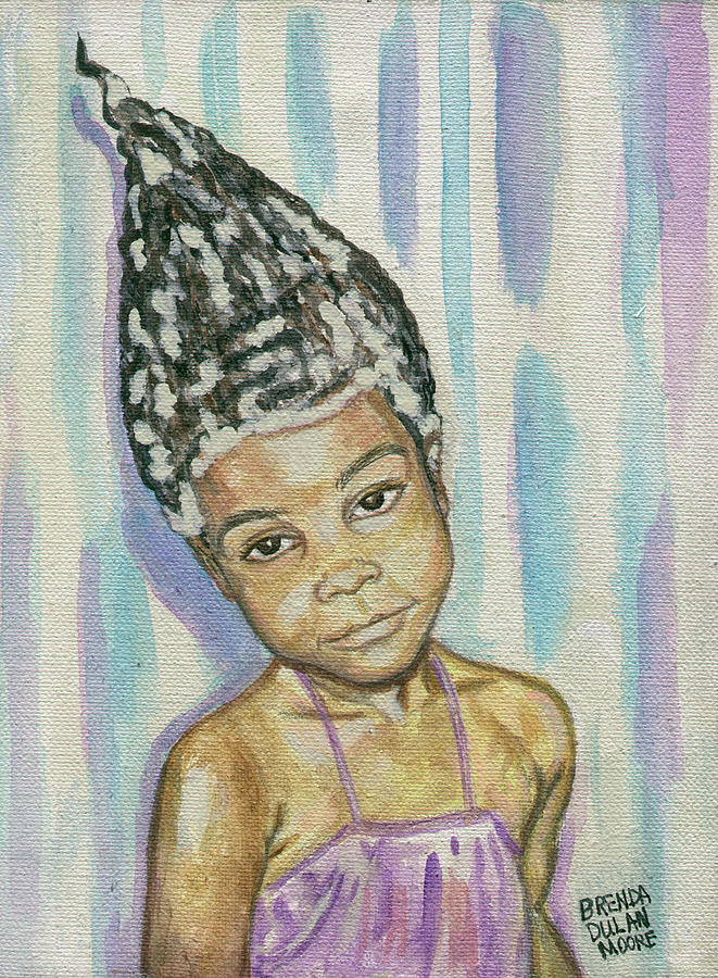Conehead Painting by Brenda Dulan Moore