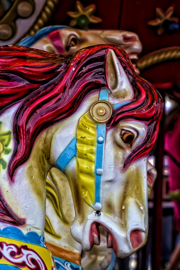 Coney Island Carousel Horse Photograph by Robert Ullmann