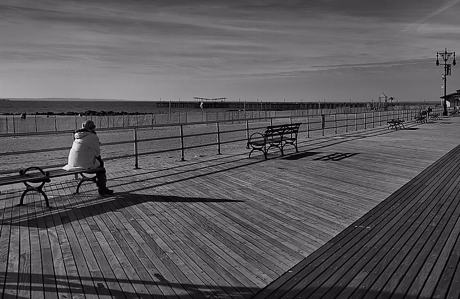 Coney Island Meditations Photograph by Steven Richman