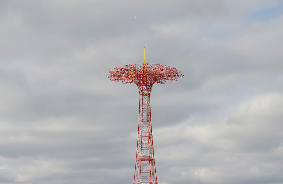 Coney Island Parachute Drop #1 Photograph by Erik Burg