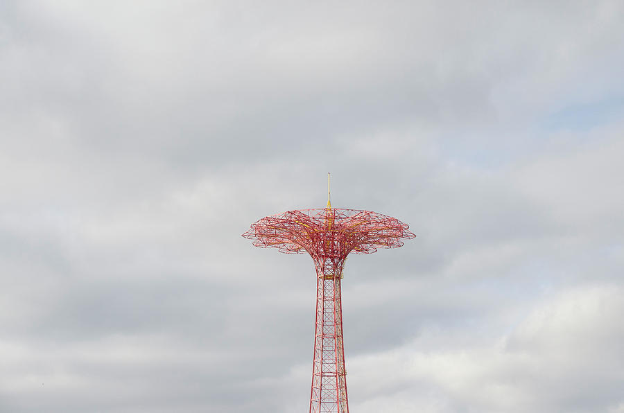 Coney Island Parachute Drop #2 Photograph by Erik Burg