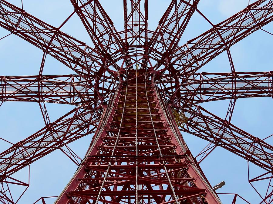 Coney Island Photograph - Coney Island Parachute Jump 01 by Jonathan Sabin Coney Island Photograph - Coney Island Parachute Jump 01 by Jonathan Sabin