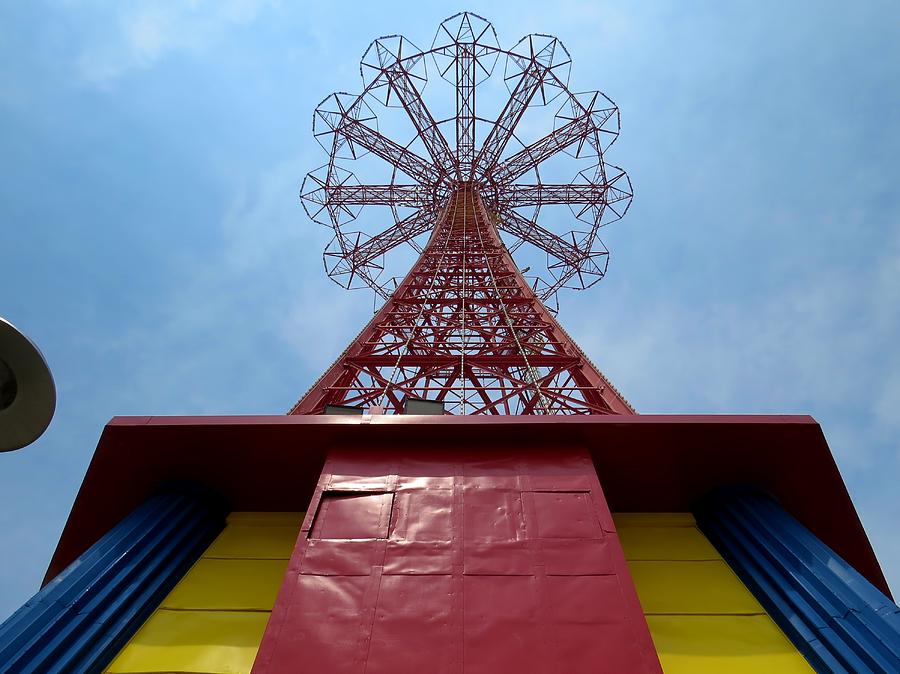 Coney Island Parachute Jump 02 Photograph by Jonathan Sabin