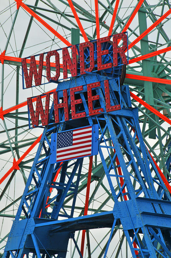 Coney Islands Wonder Wheel Photograph by Mike Martin