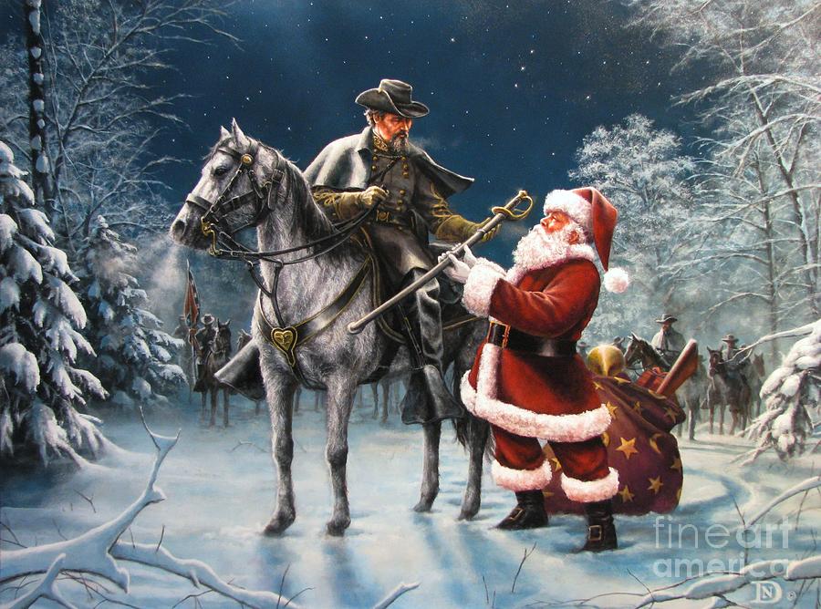 Civil War Painting - Confederate Christmas by Dan  Nance