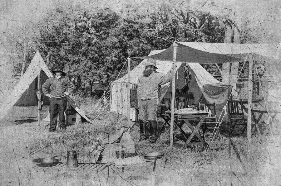 Confederate Civil War Camp Photograph by Bill Cannon