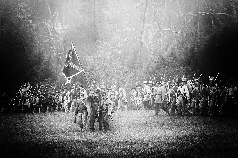 Confederate March Photograph by Alan Raasch