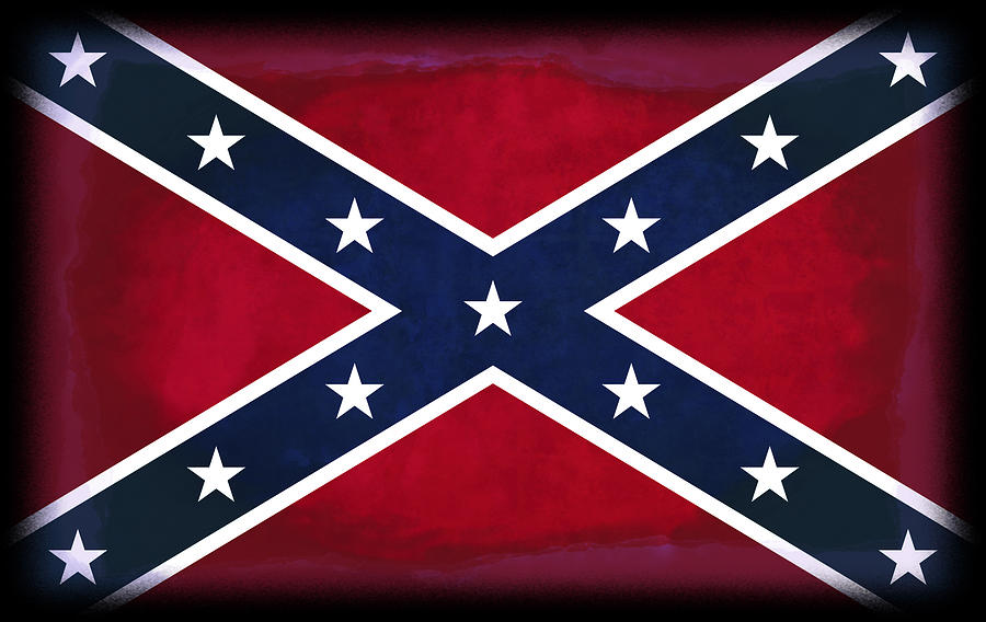 Confederate Flag Digital Art - Confederate Rebel Battle Flag by Daniel Hagerman Confederate Flag Digital Art - Confederate Rebel Battle Flag by Daniel Hagerman
