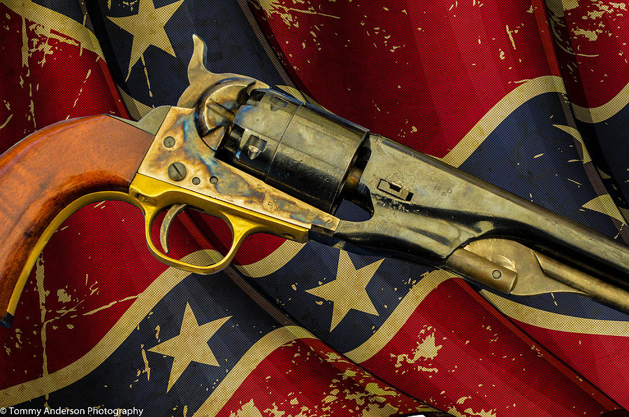 Civil War Photograph - Confederate Sidearm by Tommy Anderson