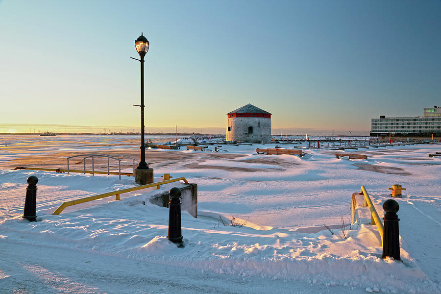 Confederation Harbor in Winter Photograph by Jim Vance