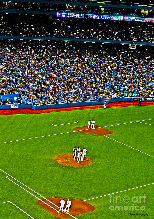Conference on The Pitchers Mound Photograph by Nina Silver