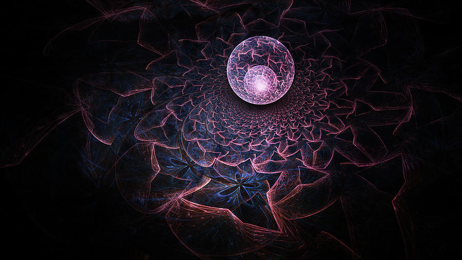 Fantasy Digital Art - Confessions Of A Crystal Ball by Rhonda Barrett