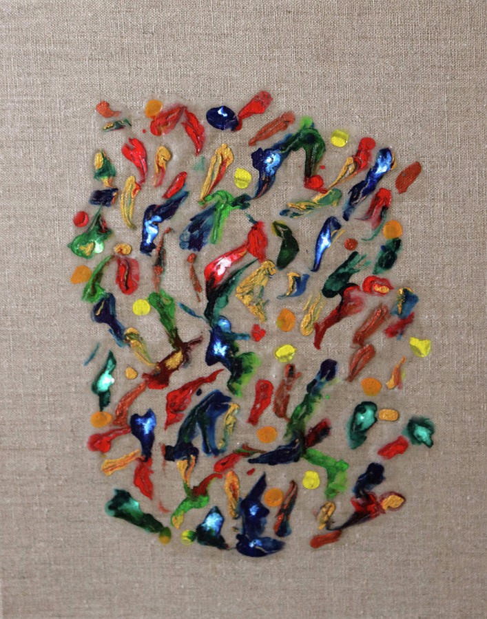 Confetti Painting by Deborah Boyd