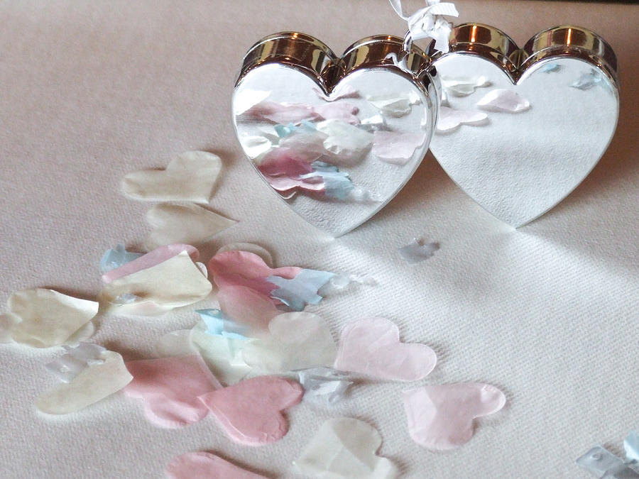 Confetti Hearts Photograph by Helen Jackson