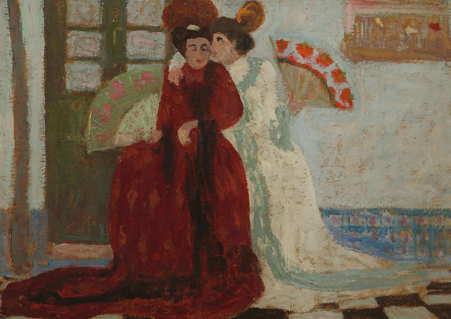 Confidencia Painting by Pedro Figari