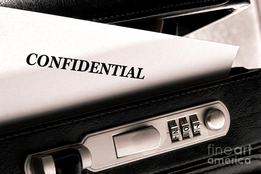 Confidential Documents Photograph by Olivier Le Queinec