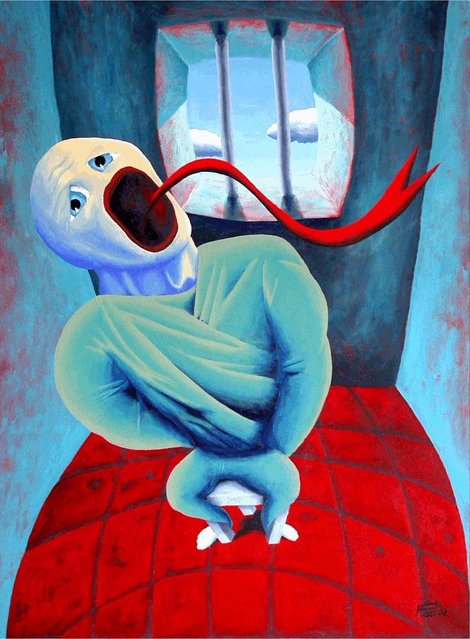 Confined Painting by Poul Costinsky Confined Painting by Poul Costinsky