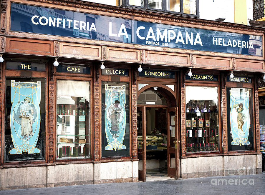 Confiteria La Campana in Seville Photograph by John Rizzuto
