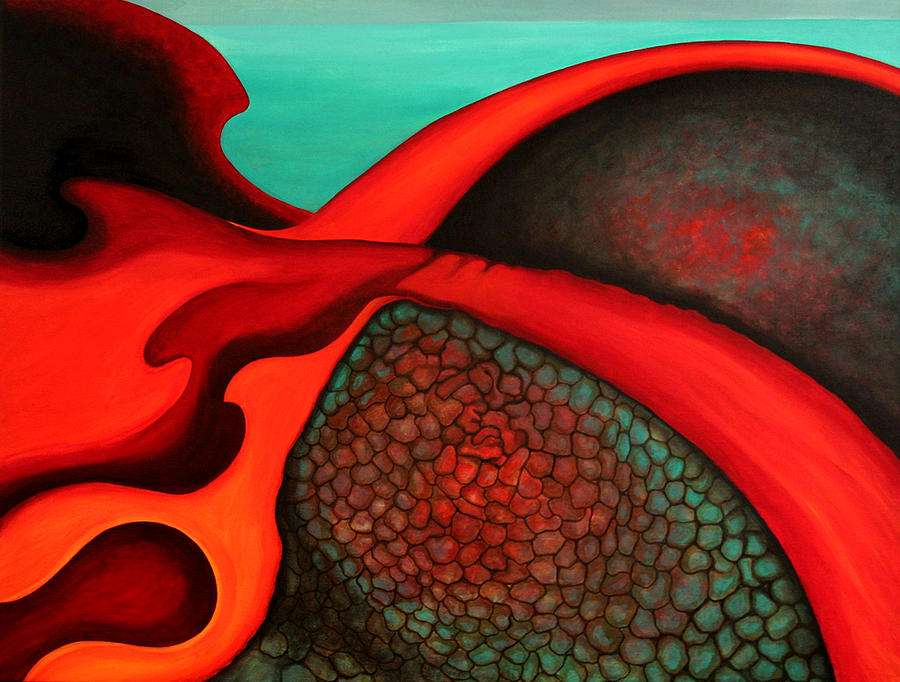 Confluence Painting by Bonnie Kelso