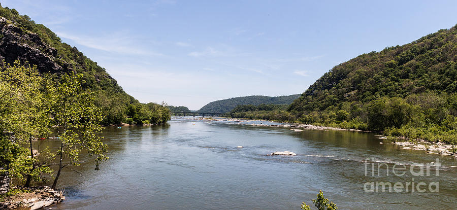 Confluence of the Shenendoah River and Potomac River Photograph by Thomas Marchessault