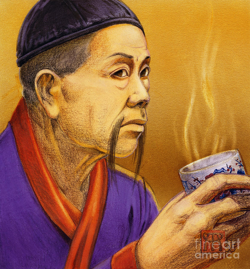 Confucian Sage Painting by Melissa A Benson