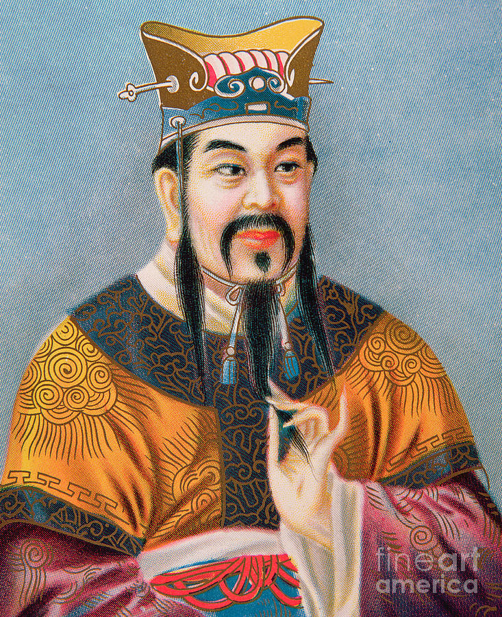 Confucius Drawing by Chinese School