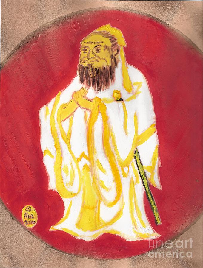 Confucius Wisdom Painting by Richard W Linford