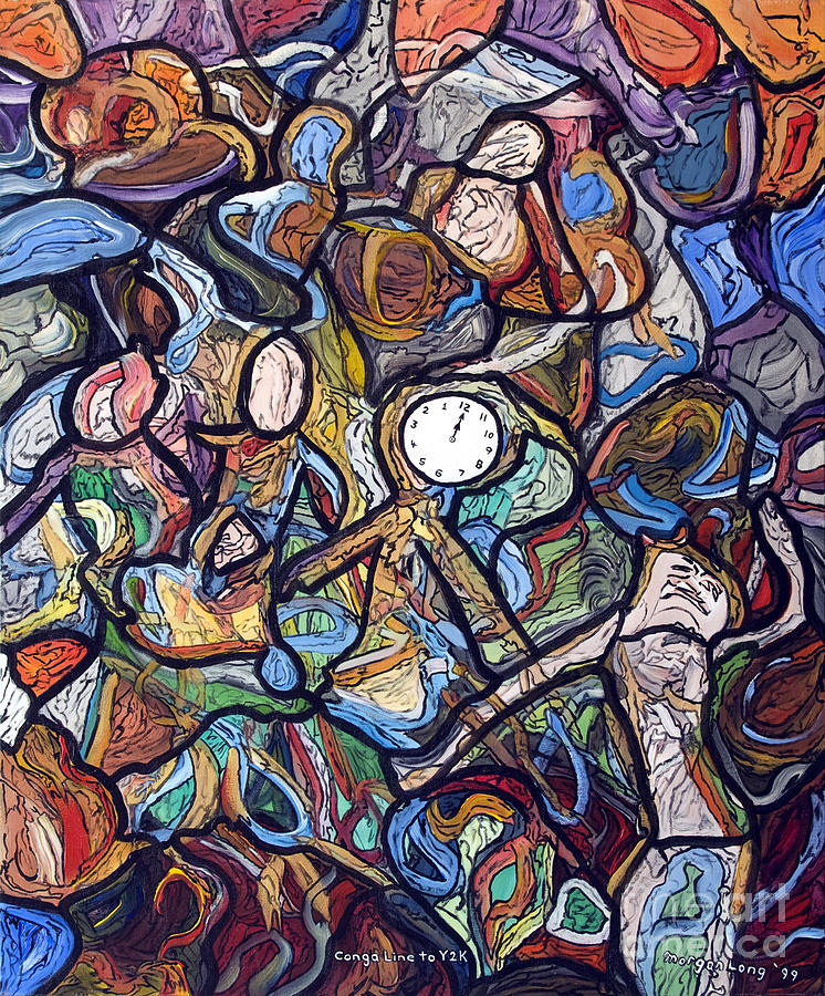 Conga Line To Y2k Painting by Long