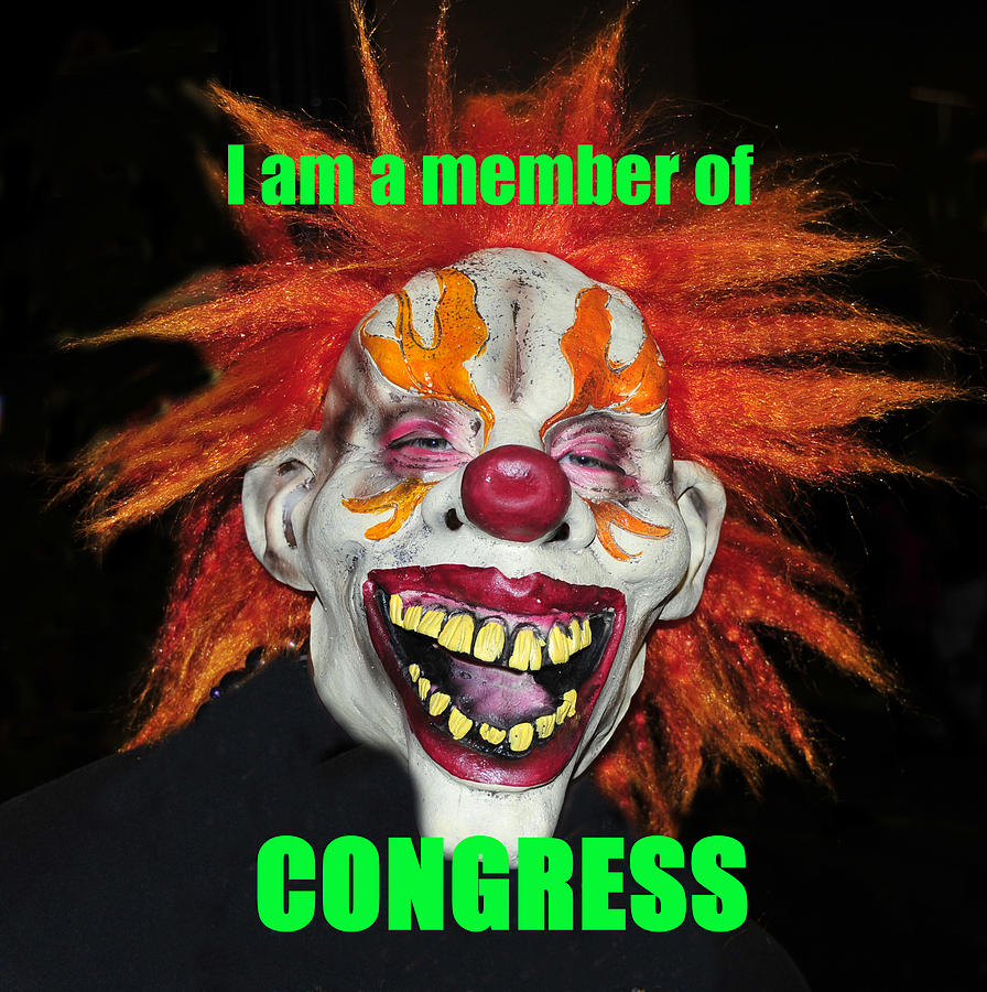 Congress member t shirt Mixed Media by David Lee Thompson