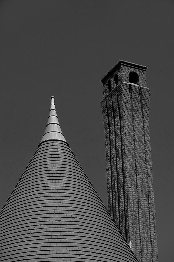 Conical Roof and Chimney Photograph by Steve Gravano