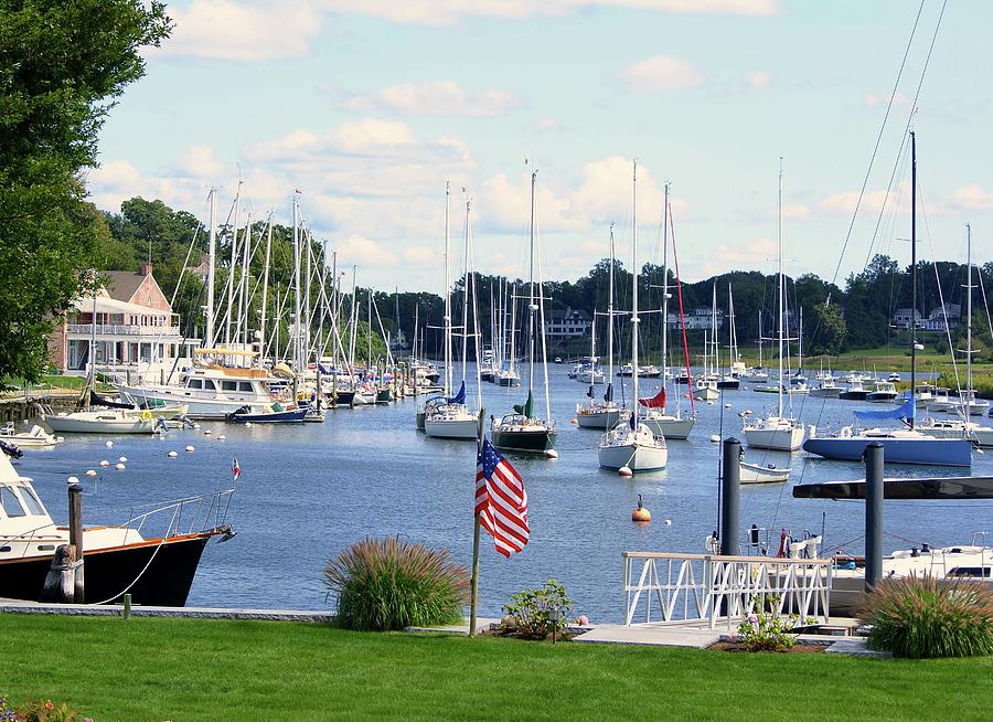 Connecticut Harbor Town Photograph by Margie Avellino