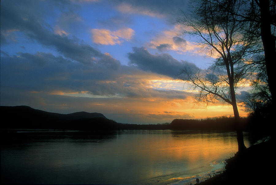Connecticut River Oxbow Sunset Photograph by John Burk
