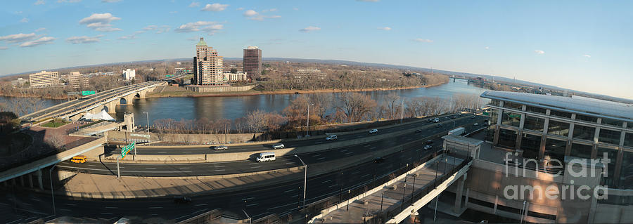Connecticut River Panorma Photograph by Thomas Marchessault