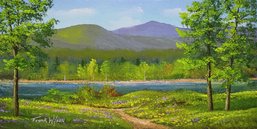 Connecticut River Spring Painting by Frank Wilson