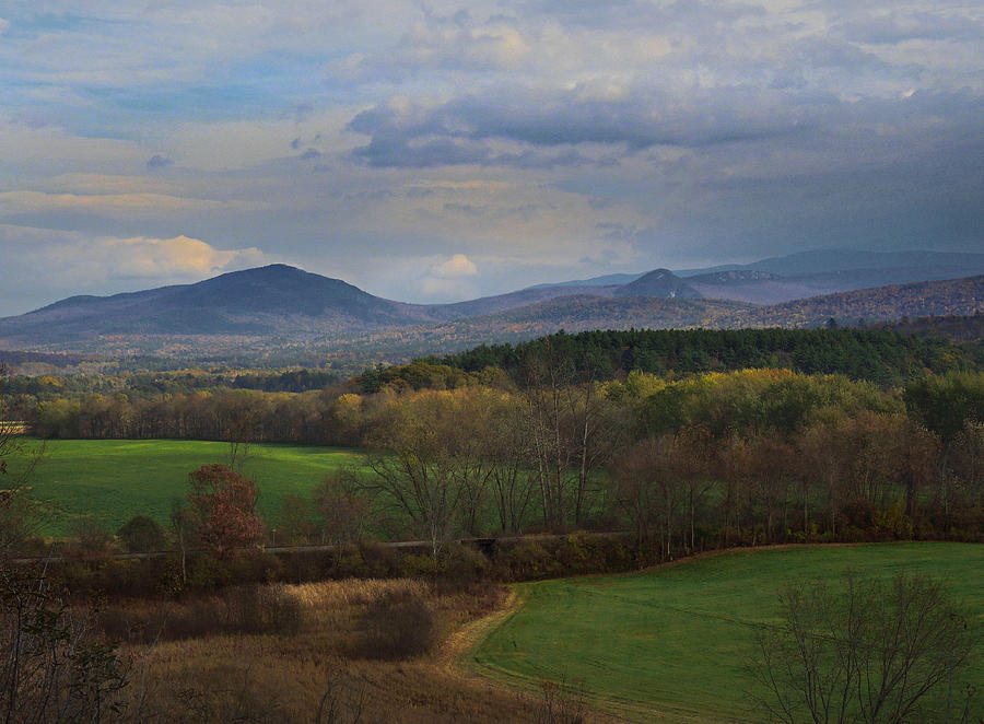 Connecticut River Valley from Newbury Vermont Photograph by Nancy Griswold
