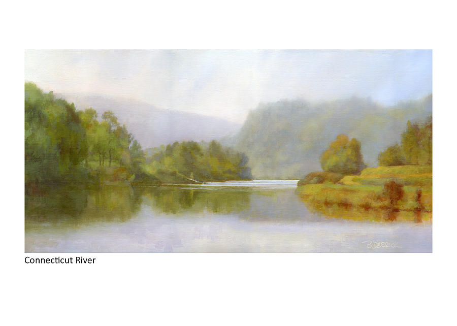 Connecticut River from River Road II Painting by Betsy Derrick