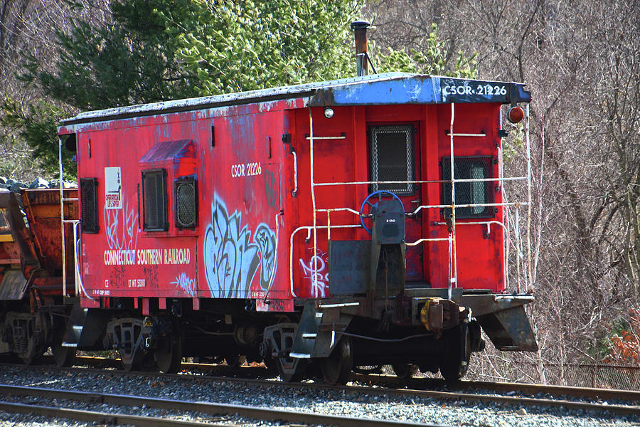 Connecticut Southern Railroad Caboose Photograph by Mike Martin