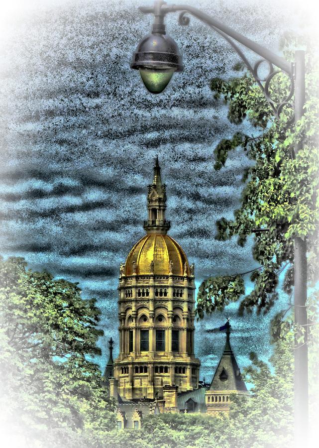 Connecticut State Capitol Digital Art by Vincent Green