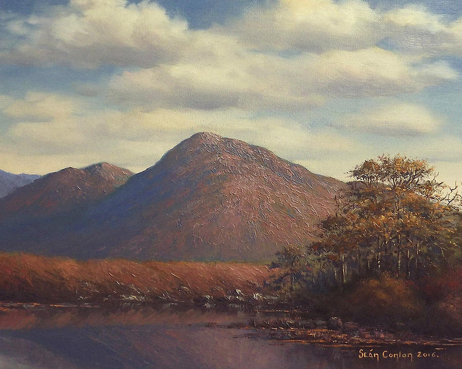 Mountain Painting - Connemara Landscape Revisited by Sean Conlon