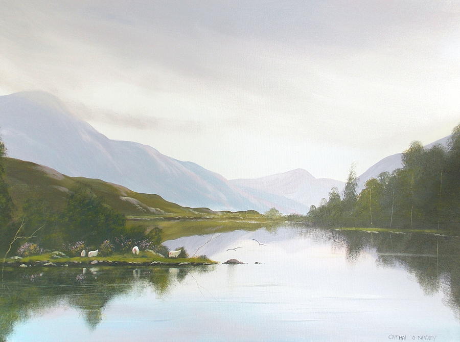 Connemara Morning Painting by Cathal O malley