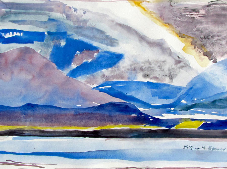 Connemara Sky 10 Painting by Kathleen Barnes