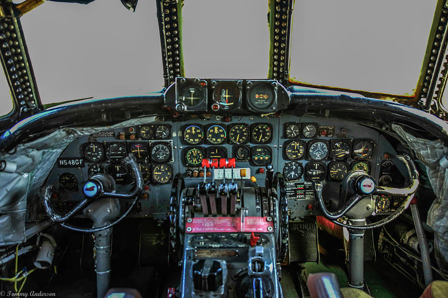 Connie Cockpit Photograph by Tommy Anderson