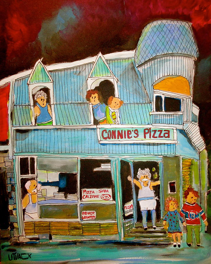  Pizza in the Pointe Painting by Michael Litvack