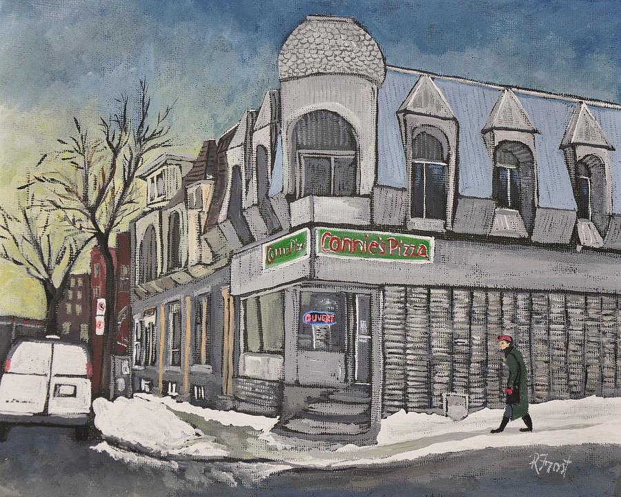 Connies Pizza PSC Painting by Reb Frost