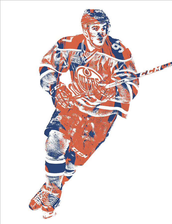 Connor McDavid Edmonton Oilers Youth Pixel Player 2.0 T-Shirt