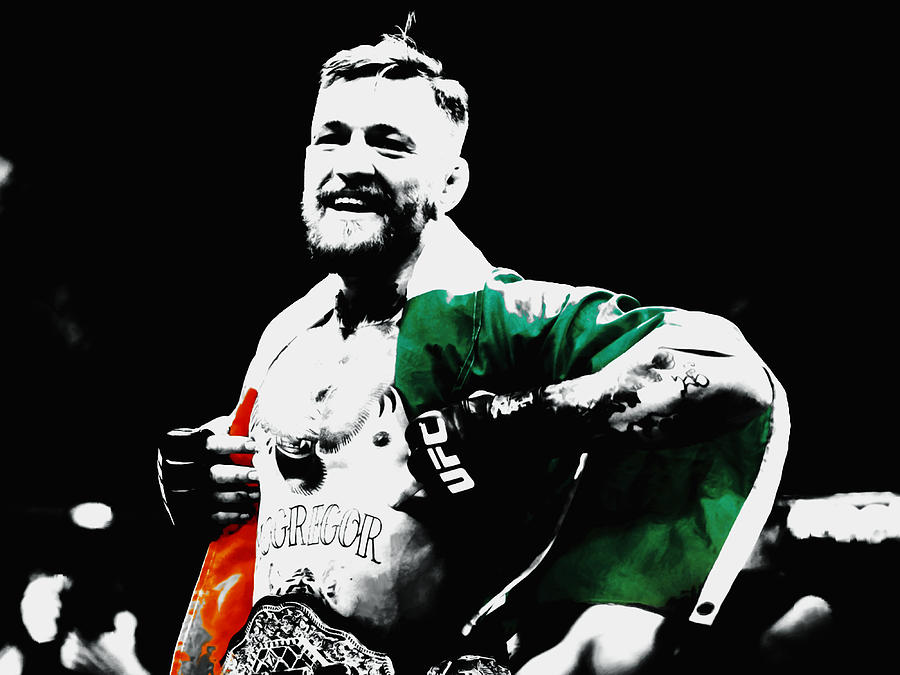 Conor Mcgregor Mixed Media - Conor Mcgregor by Brian Reaves Conor Mcgregor Mixed Media - Conor Mcgregor by Brian Reaves