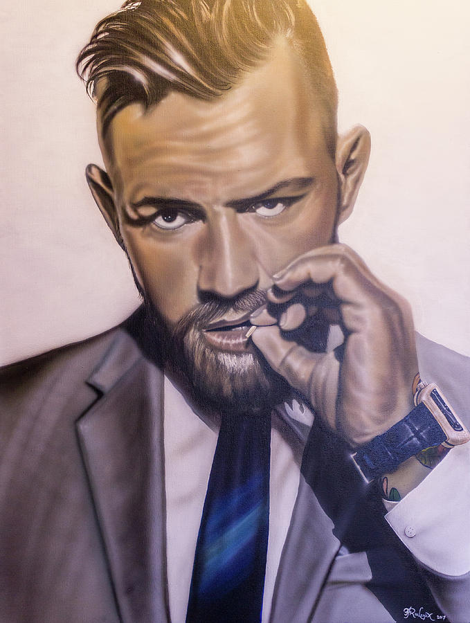 Conor Mcgregor Painting by Hay Rouleaux